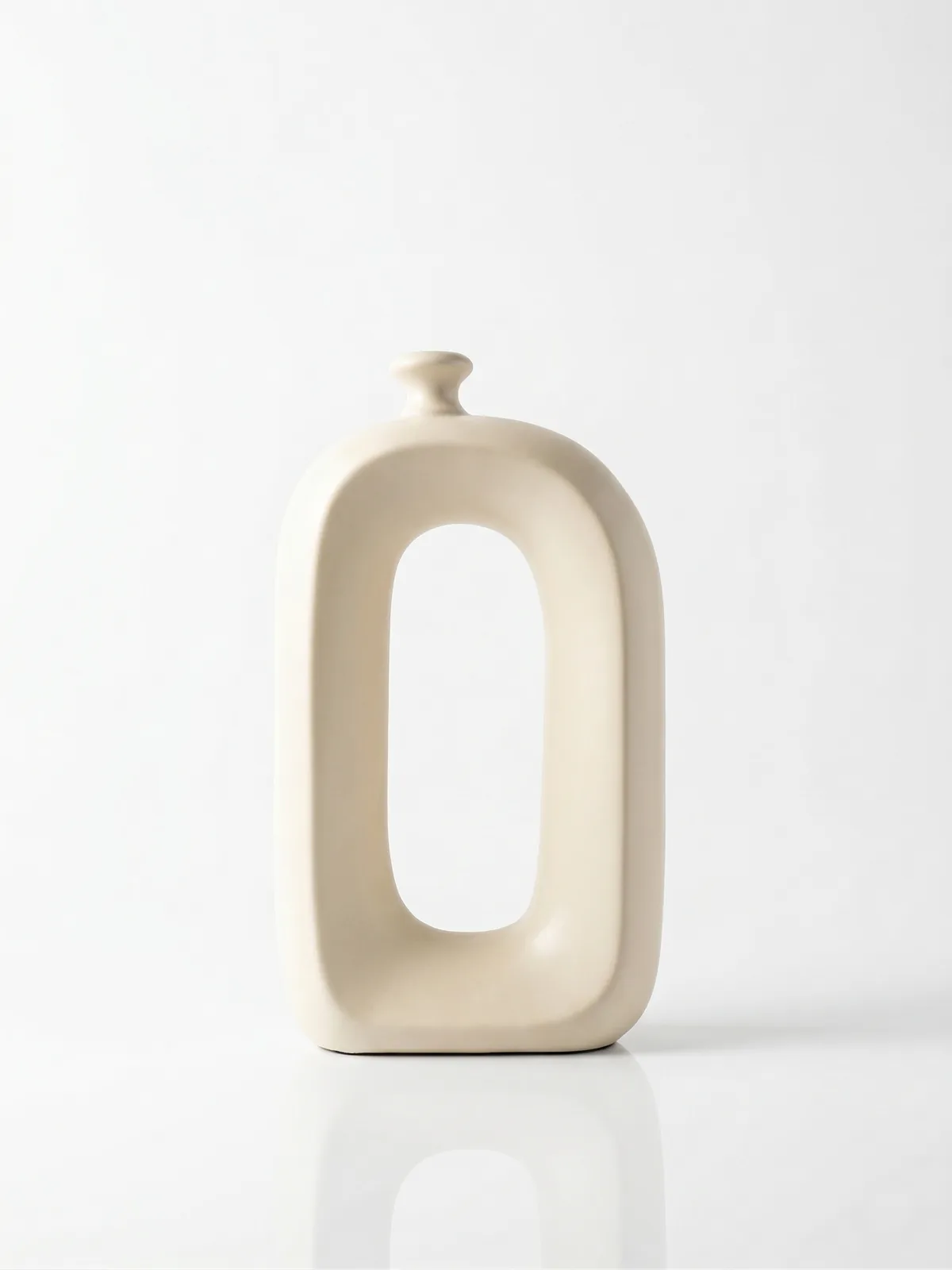 Vaso Arco Vazado de Cerâmica