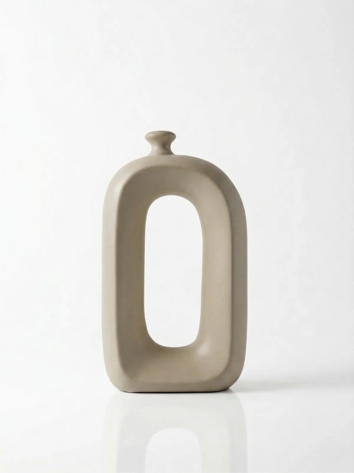 Vaso Arco Vazado de Cerâmica