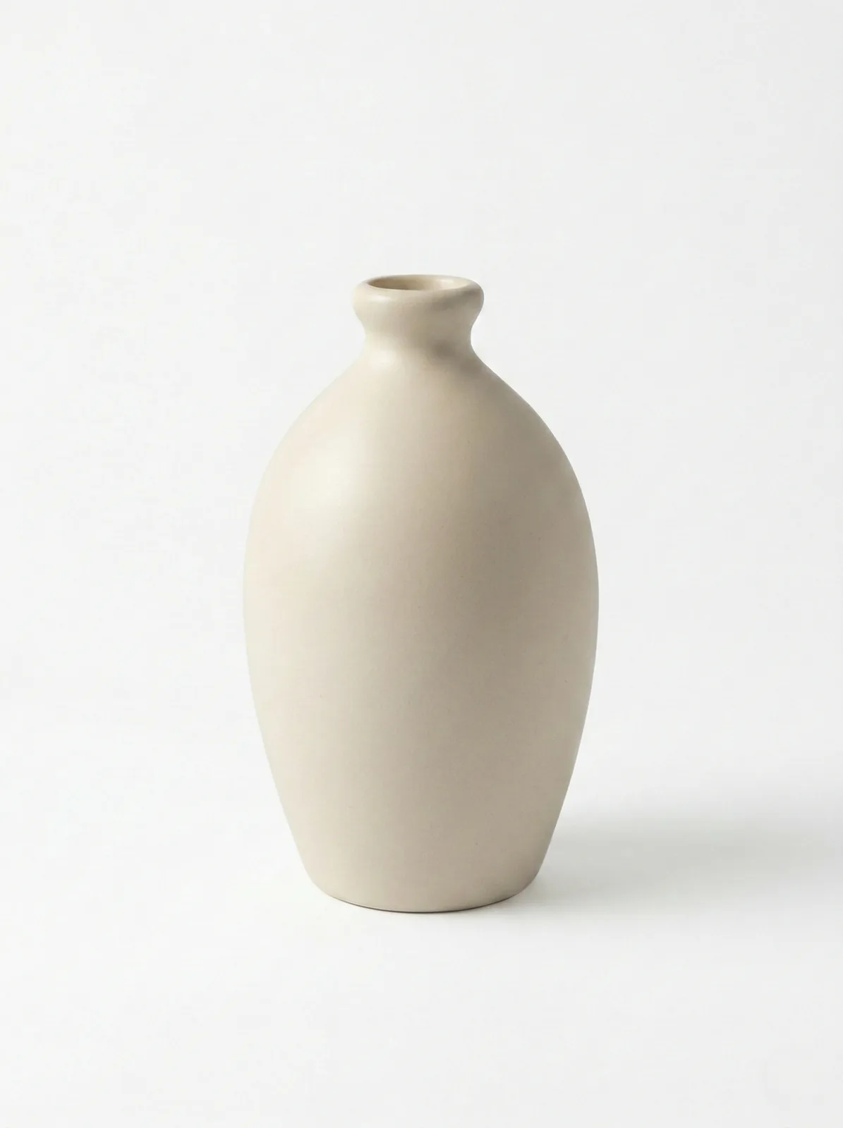 Vaso Bojudo Pequeno de Cerâmica