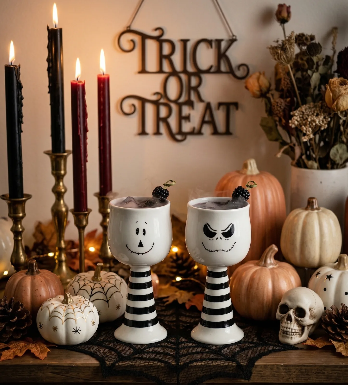 Taça Decorativa Halloween Bravo no ambiente