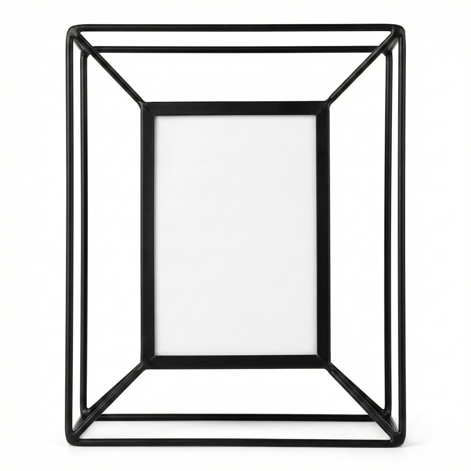 Porta-Retrato de Ferro Geométrico