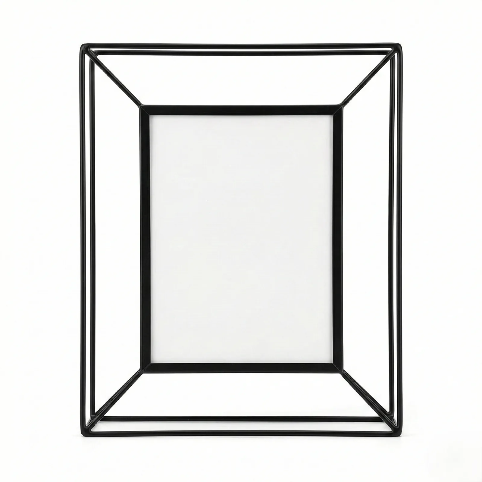 Porta-Retrato de Ferro Geométrico